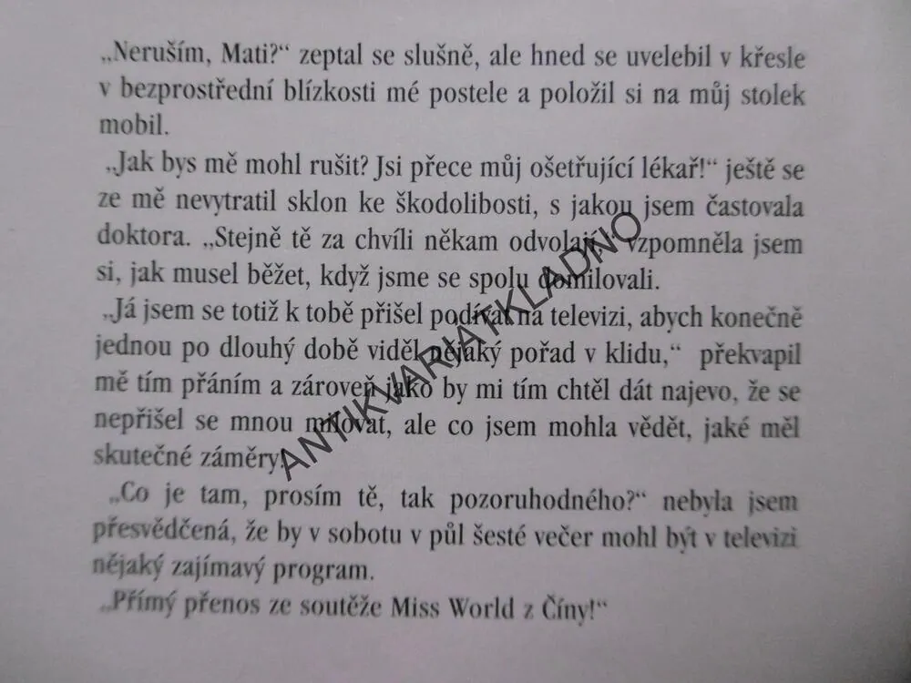 PRVNÍ NEVĚRA, ANTONÍN RAŠEK, **an