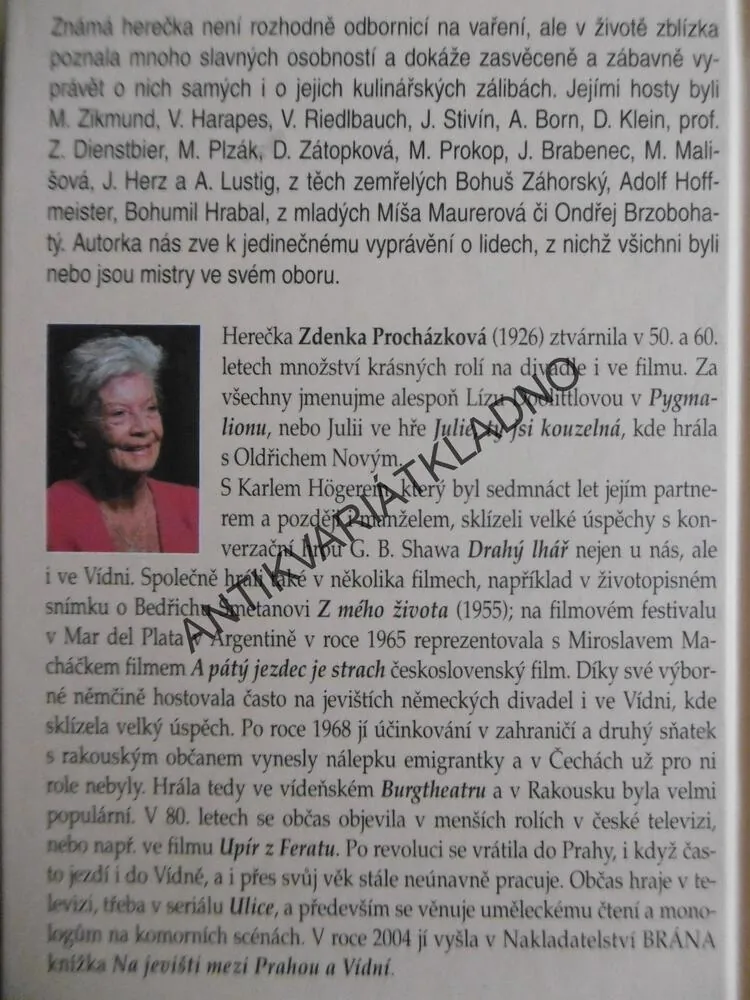 VÁŠNĚ, CHUTĚ, NEŘESTI ANEB KOHOUT, CO SI JEŠTĚ NEVRZ, ZDENKA PROCHÁZKOVÁ, **an