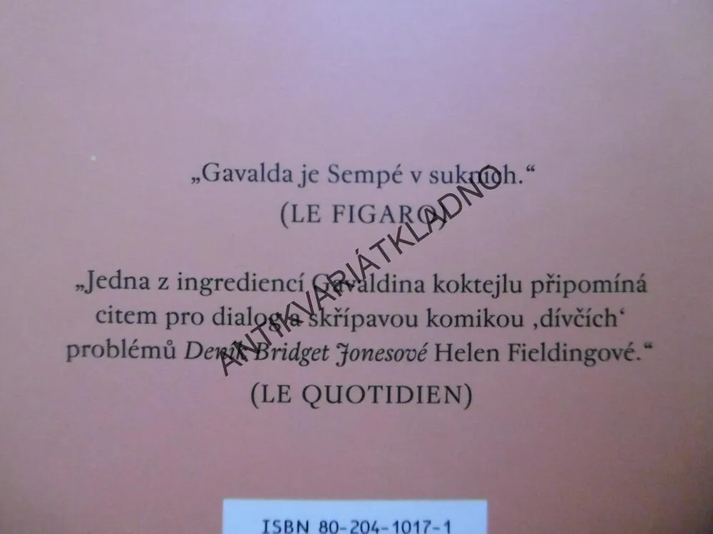 KDYBY TAK NA MĚ NĚKDO NĚKDE ČEKAL, ANNA GAVALDA, **an