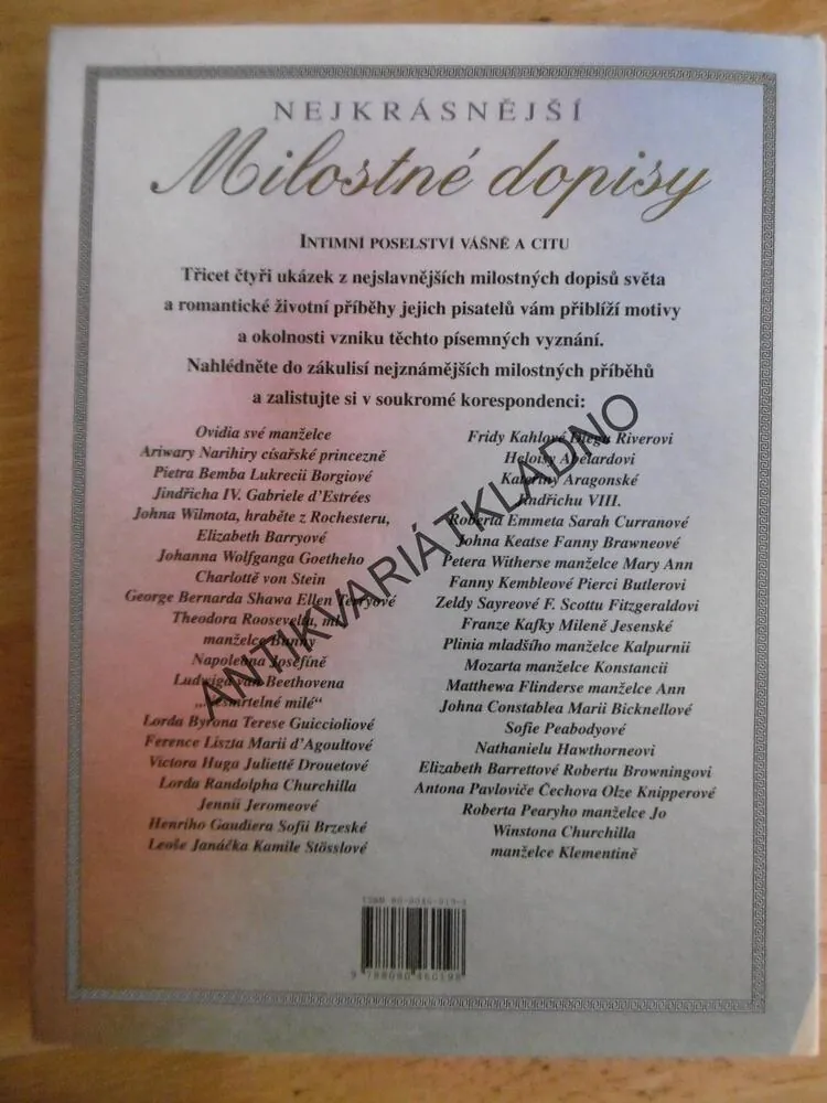 NEJKRÁSNĚJŠÍ MILOSTNÉ DOPISY, RONALD TAMPLIN, **an