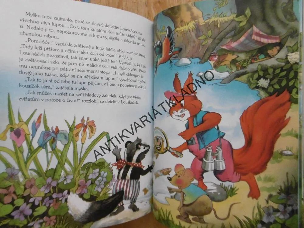 DETEKTIV LOUSKÁČEK LOUSKÁ LESNÍ ZÁHADY, CHRISTINE RETTL, ALEKSANDRA A ALEKSANDER, **an