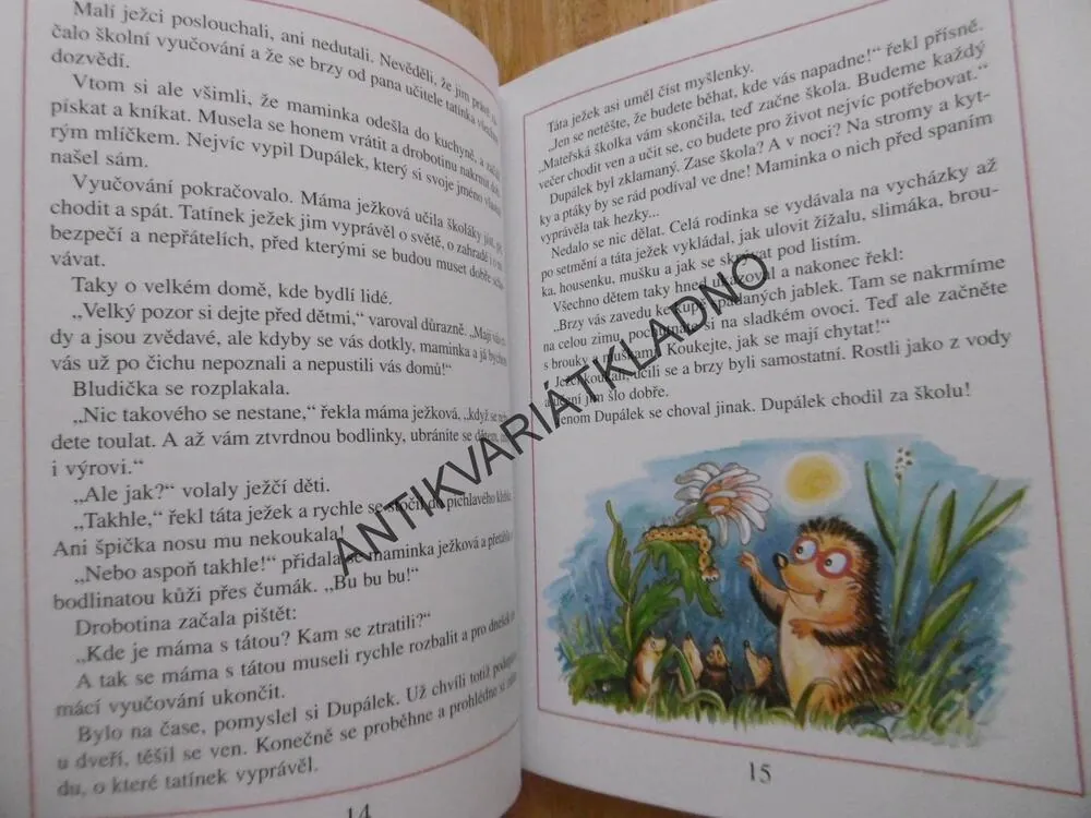 DUPÁLEK, PŘÍHODY MALÉHO JEŽKA, EVA BEŠŤÁKOVÁ, ANTONÍN ŠPLÍCHAL, **an