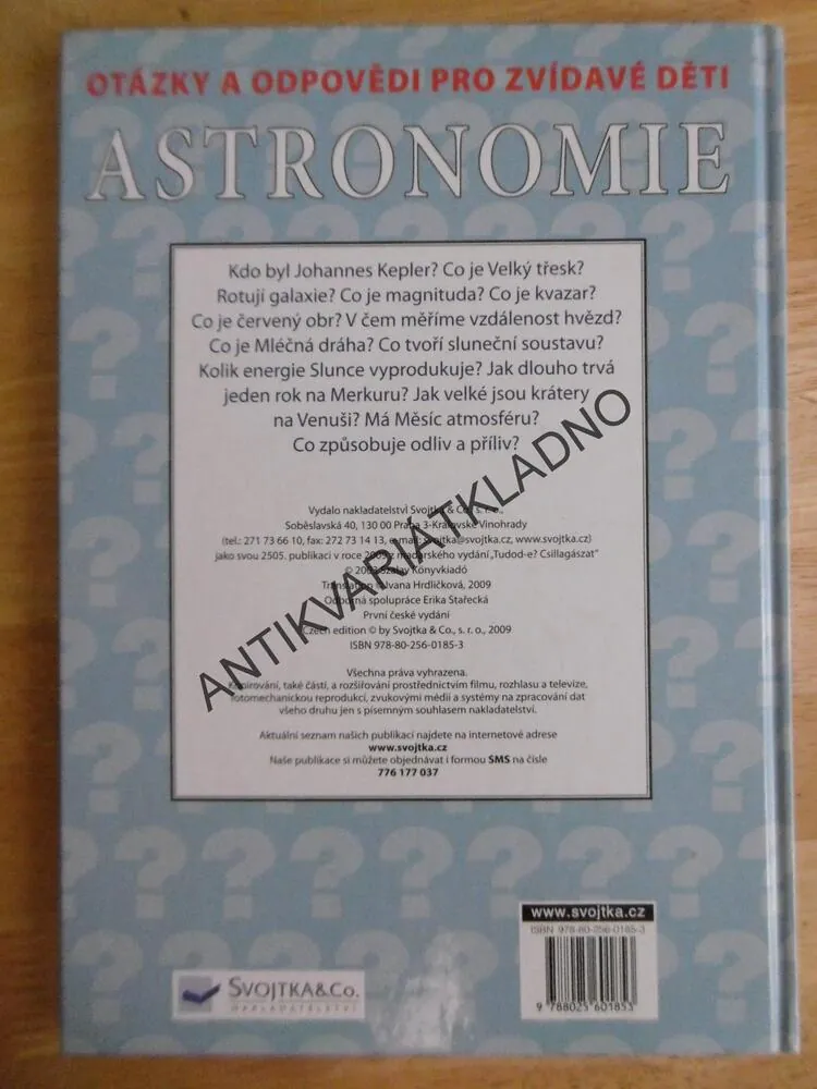 OTÁZKY A ODPOVĚDI PRO ZVÍDAVÉ DĚTI, ASTRONOMIE, **an