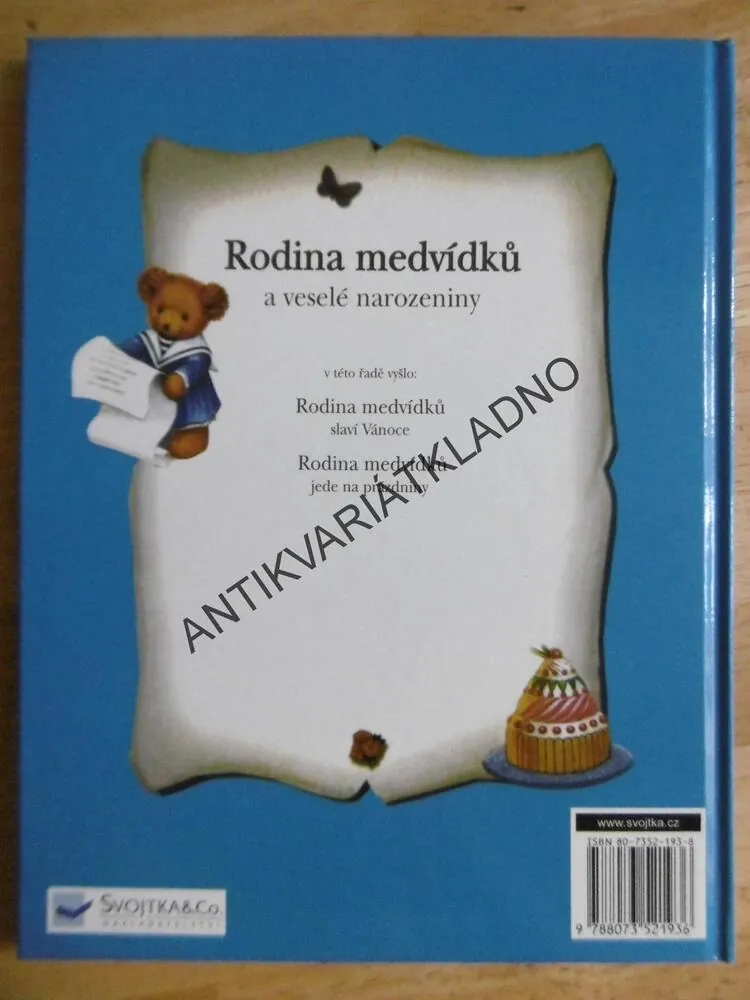 RODINA MEDVÍDKŮ A VESELÉ NAROZENINY, CAROL LAWSON, **an