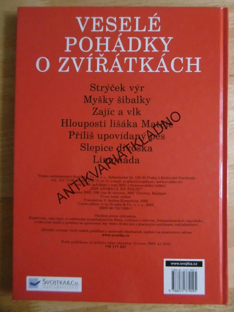 VESELÉ POHÁDKY O ZVÍŘÁTKÁCH, **an
