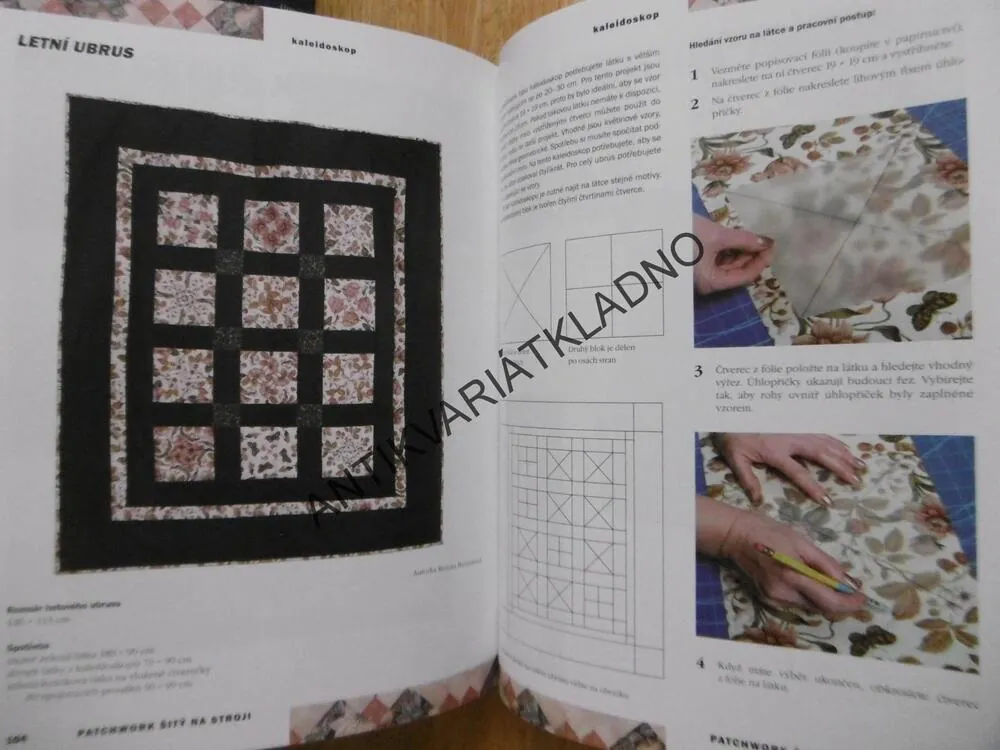 PATCHWORK ŠITÝ NA STROJI, RENATA BAŽANTOVÁ, **an