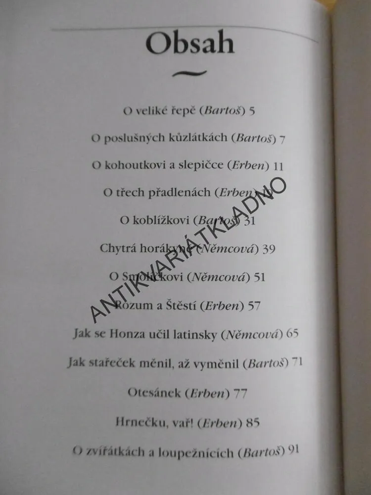 NEJKRÁSNĚJŠÍ ČESKÉ POHÁDKY,  **an