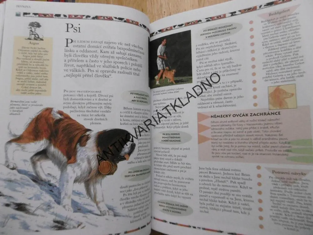 ILUSTROVANÁ ENCYKLOPEDIE, ZVÍŘATA V PŘÍRODĚ A MÝTECH, **an