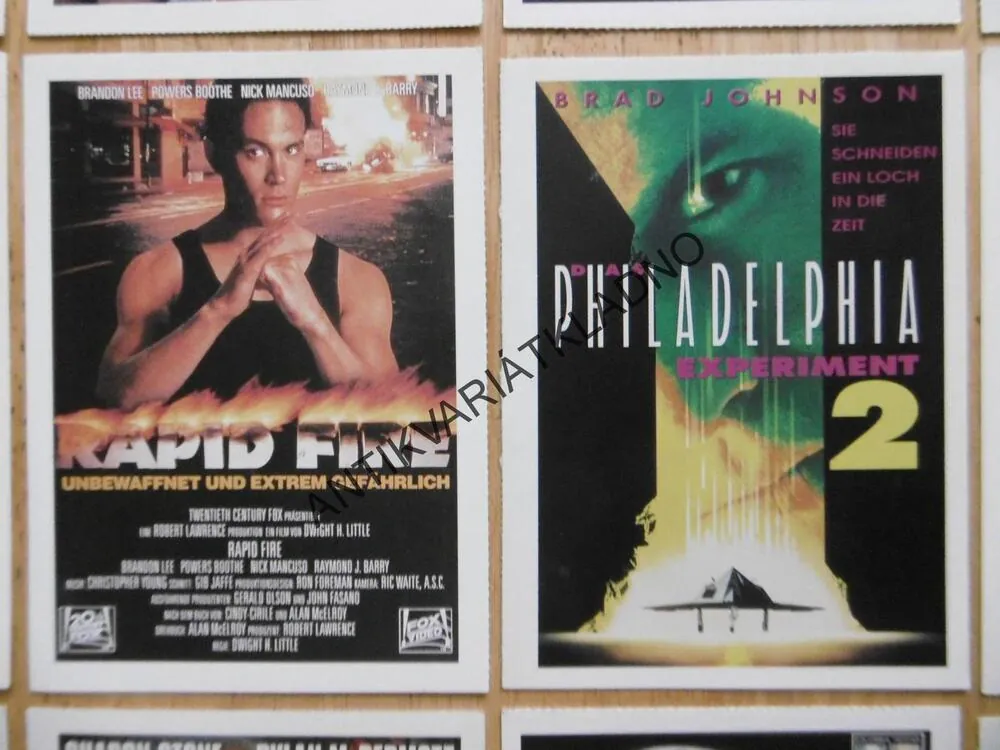 FILM. KARTIČKY, NĚMECKO, ČASOPIS VIDEO PLUS, 18KS