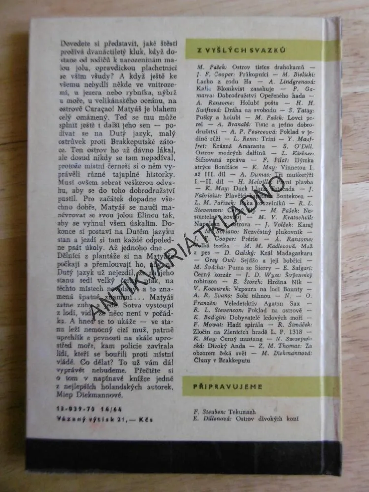 KOD 110 - ČLUNY V BRAKKEPUTU, MIEP DIEKMANNOVÁ, **an