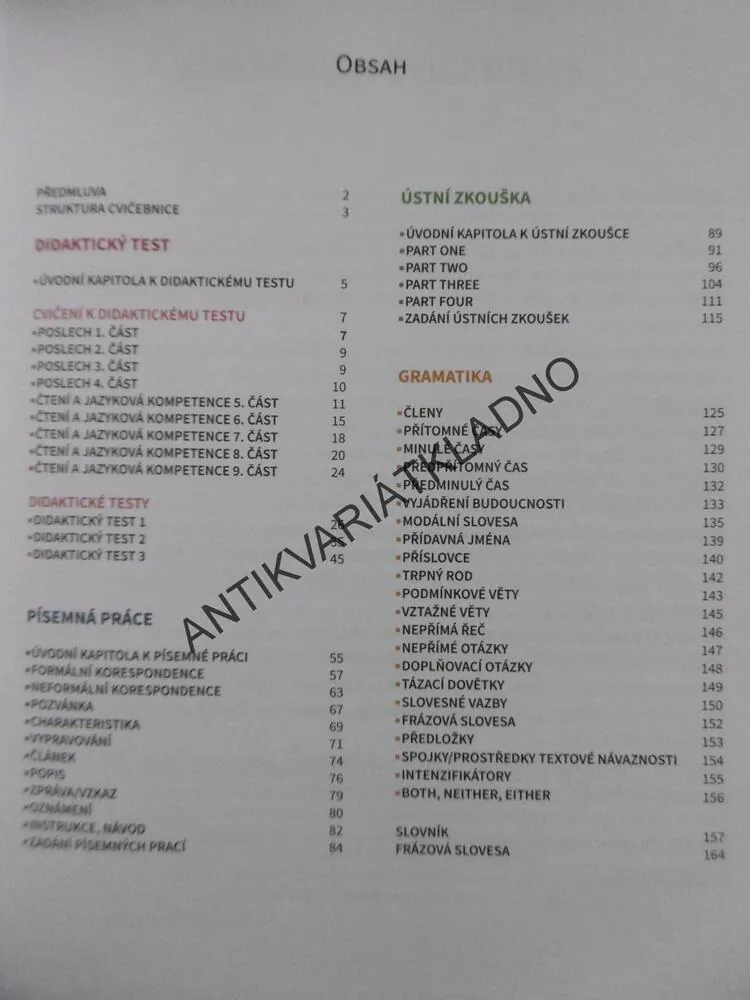 MATURITA V POHODĚ,  ANGLICKÝ JAZYK