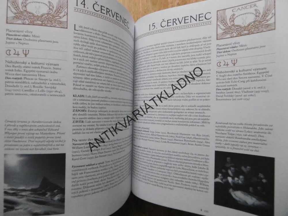 ASTROLOGICKÁ ENCYKLOPEDIE, ASTROLOGIE, CLARE GIBSONOVÁ, **an