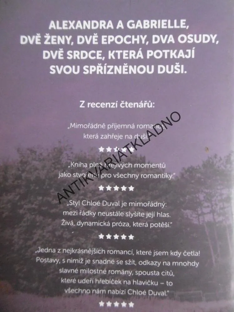 ZÁMEK U ŘEKY, CHLOÉ DUVAL,  **an