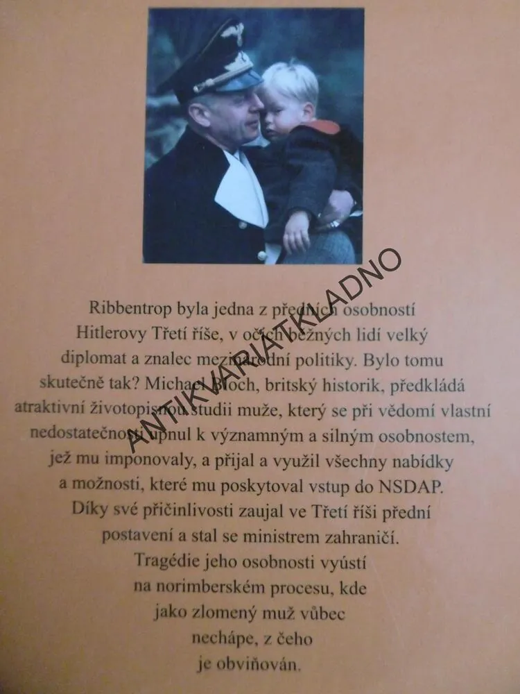 RIBBENTROP, MICHAEL BLOCH, VÁLKA, TŘETÍ ŘÍŠE, NĚMECKO, **an