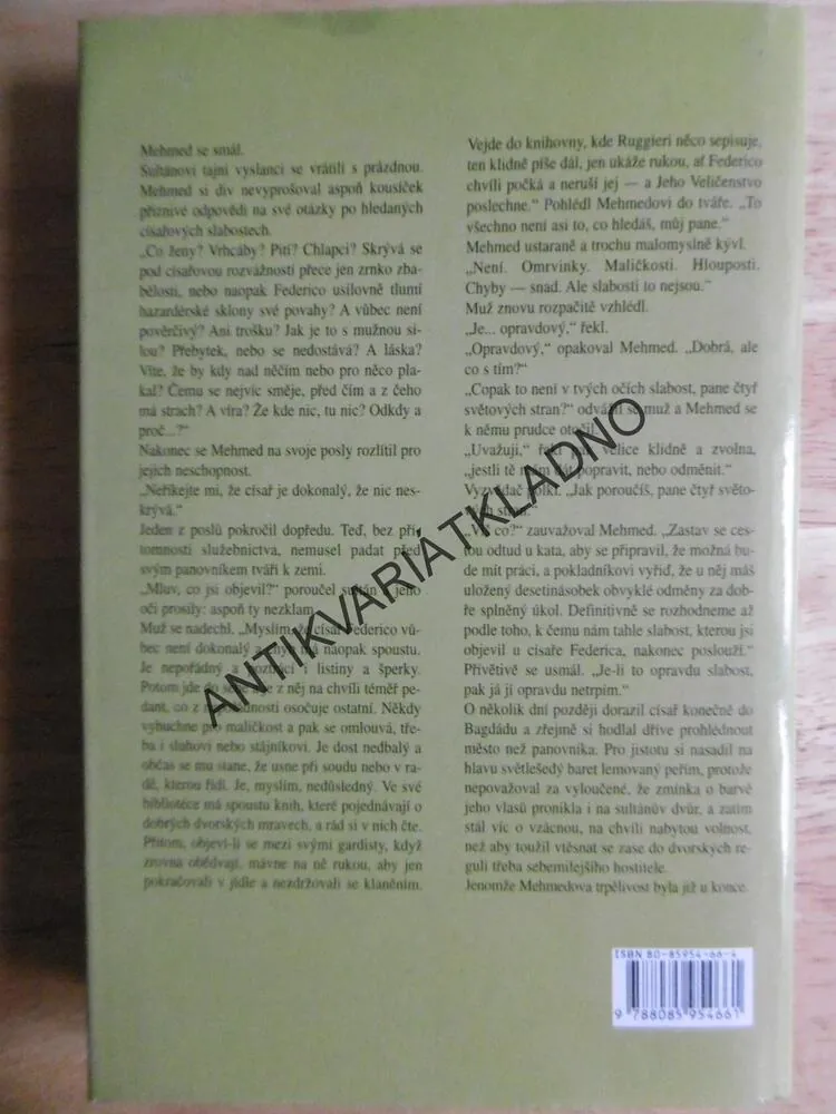 ŽIVOT  CÍSAŘŮV 1., VŮNĚ SANTALU, JANA SVOBODOVÁ, **an