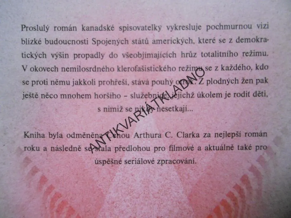 PŘÍBĚH SLUŽEBNICE, MARGARET ATWOODOVÁ, **an