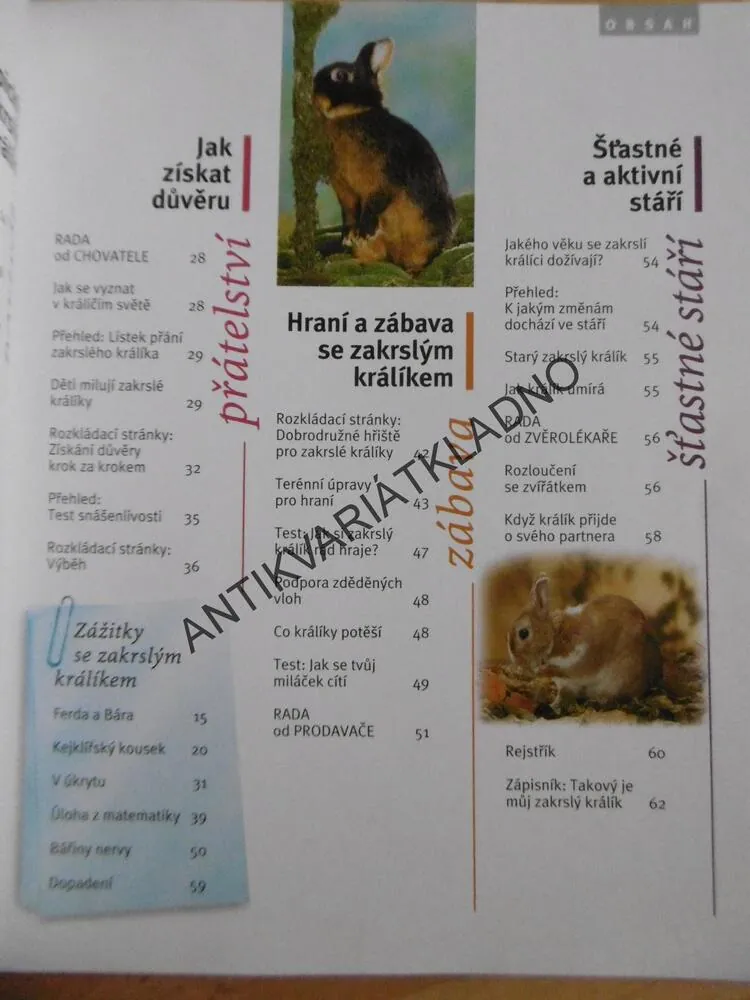 MŮJ ZAKRSLÝ KRÁLÍK A JÁ, M.WEGLEROVÁ,**an