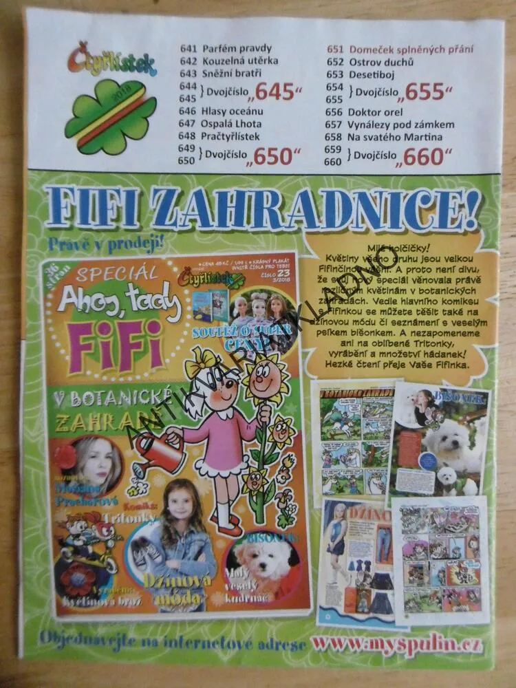 ČTYŘLÍSTEK 651 - DOMEČEK SPLNĚNÝCH PŘÁNÍ