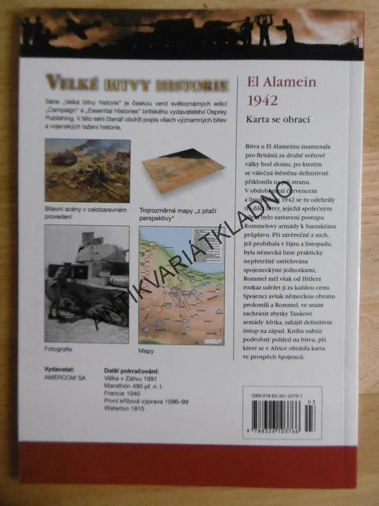 EL ALAMEIN 1942, VELKÉ BITVY HISTORIE 3, VÁLKA, **an