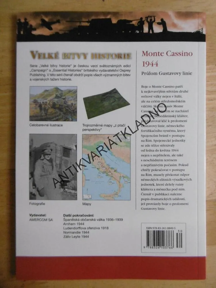 MONTE CASSINO 1944, VELKÉ BITVY HISTORIE 30, VÁLKA, **an