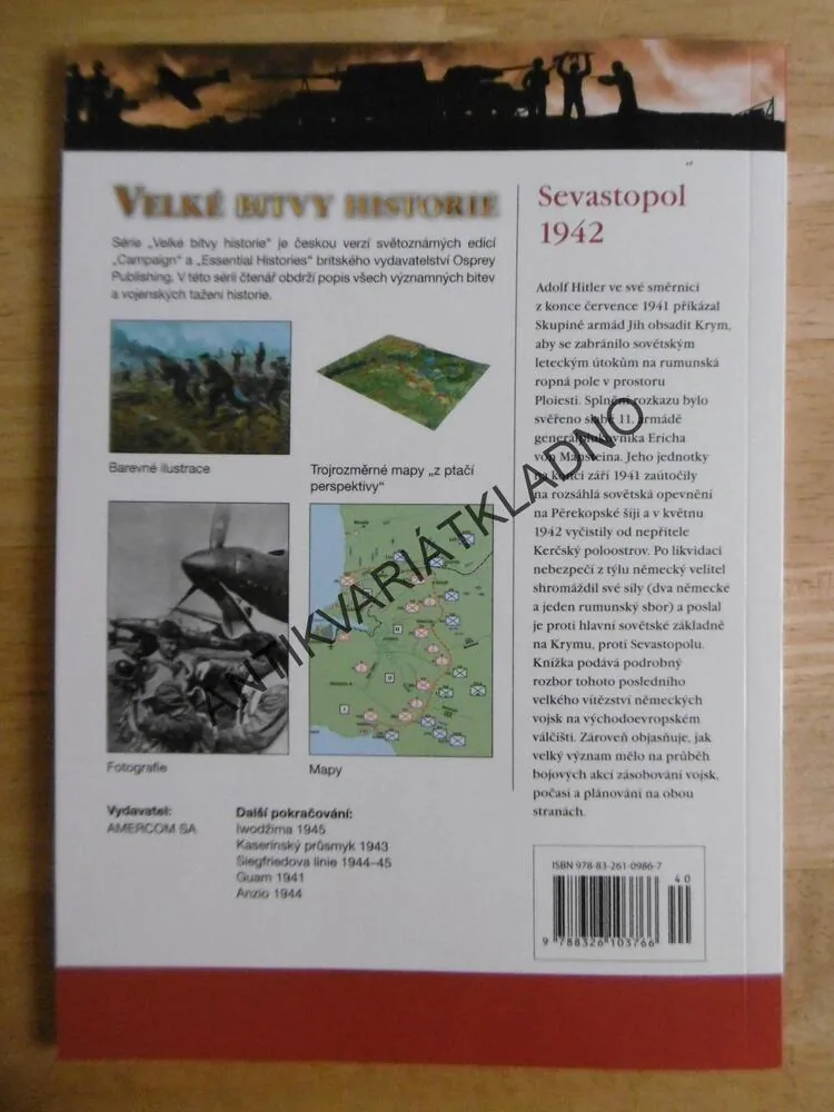 SEVASTOPOL 1942, VELKÉ BITVY HISTORIE 40, VÁLKA, **an