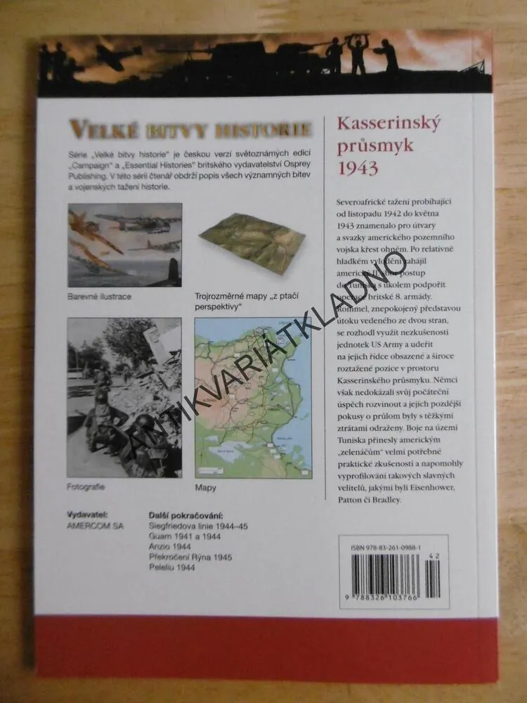 KASSERINSKÝ PRŮSMYK 1943, VELKÉ BITVY HISTORIE 42, VÁLKA, **an