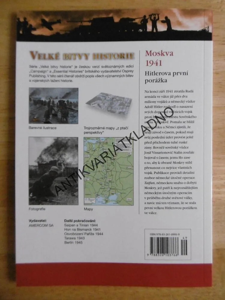 MOSKVA 1941, VELKÉ BITVY HISTORIE 49, VÁLKA, **an