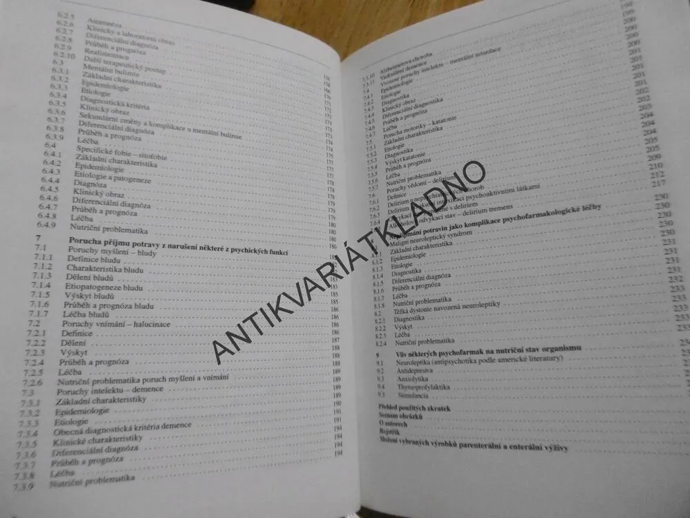 KLINICKÁ VÝŽIVA V PSYCHIATRII, M.NAVRÁTILOVÁ, **an