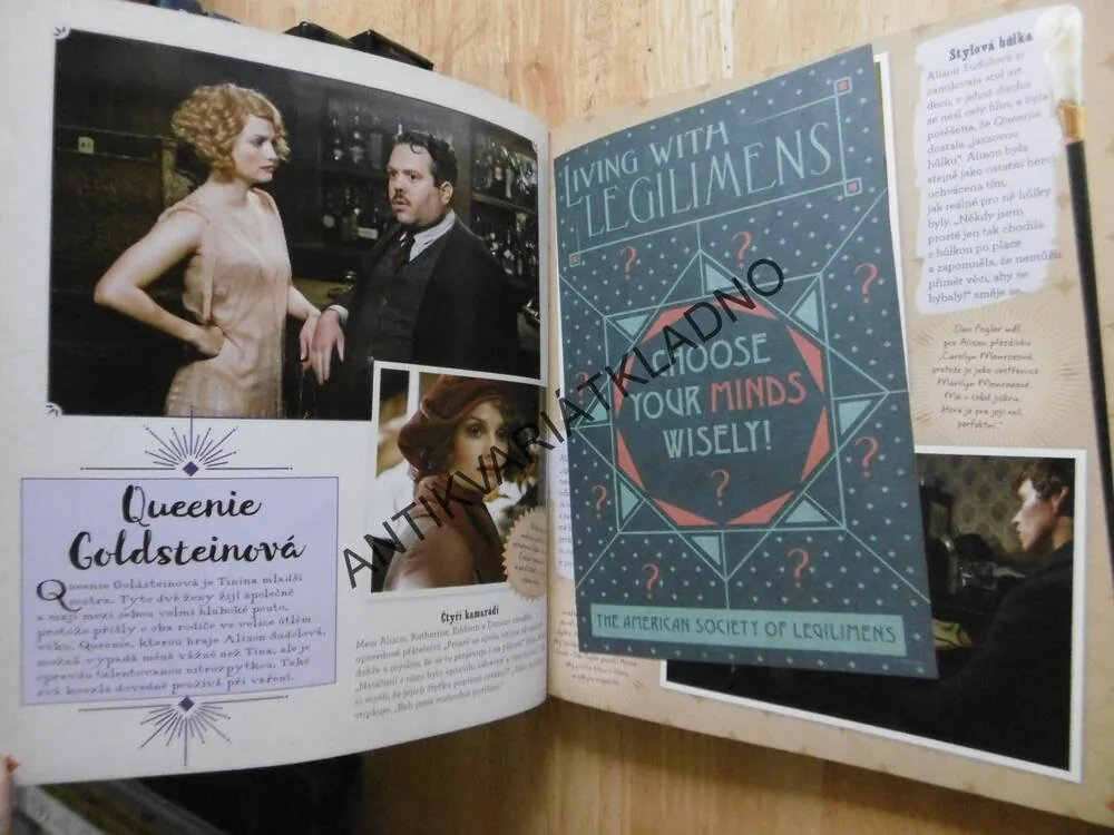 KOUZELNICKÝ SVĚT J. K. ROWLING, FILMOVÁ MAGIE, POZORUHODNÍ LIDÉ A KOUZELNÁ MÍSTA, **an