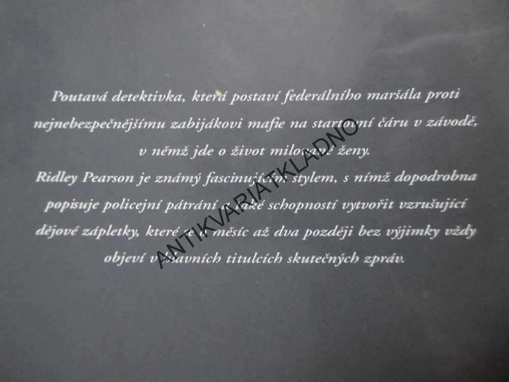 SMRTÍCÍ OSTŘÍ, RIDLEY PEARSON, **an