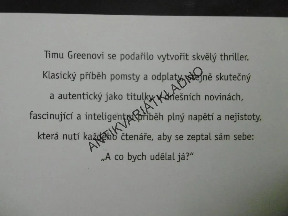 PÁTÝ ANDĚL, TIM GREEN, **an