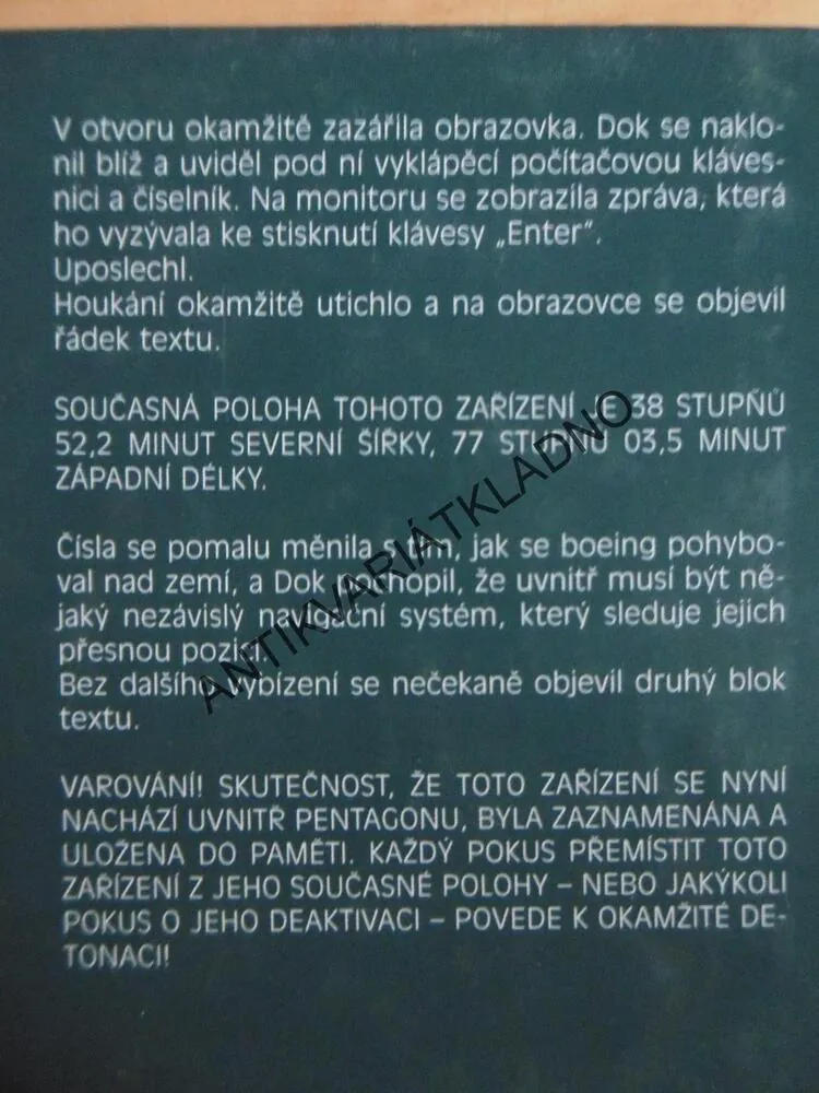 KŘÍDLA MEDÚZY, JOHN J. NANCE, **an