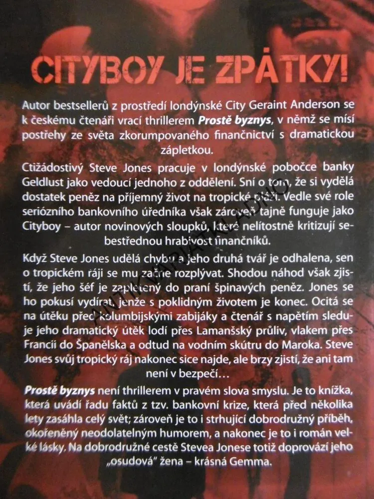 PROSTĚ BYZNYS, GERAINT ANDERSON, **an