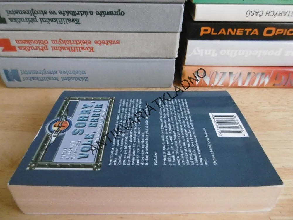 SORRY, VOLE, ERROR, VLADO RÍŠA, **an