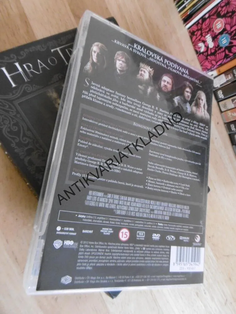 HRA O TRŮNY, PRVNÍ SÉRIE, DVD FILM