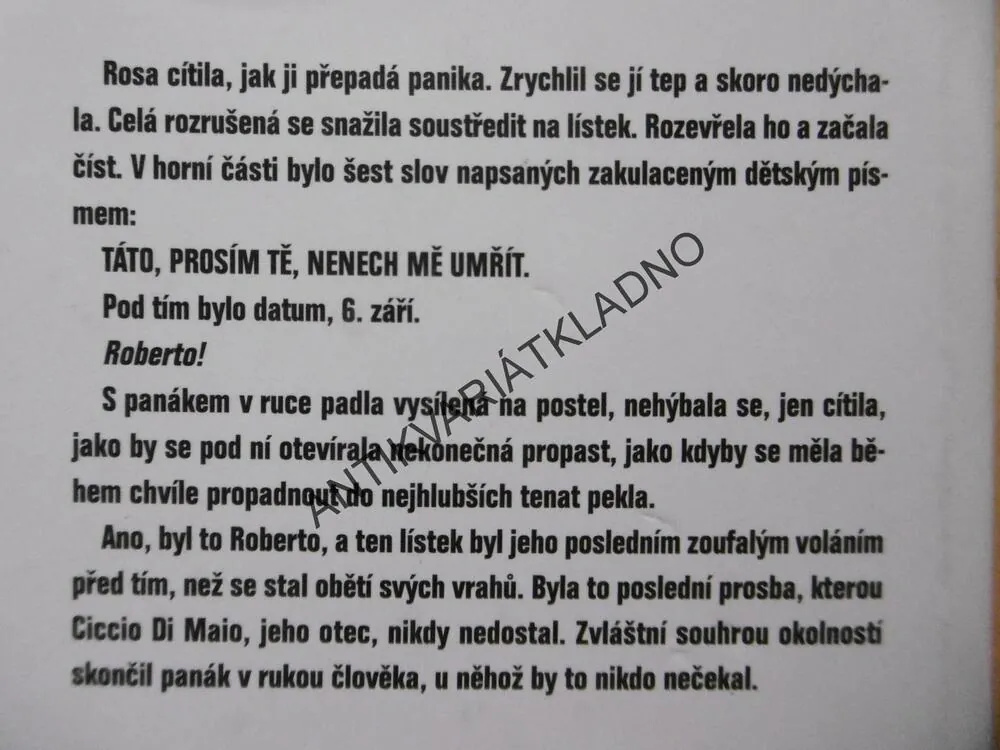 TEMNĚJŠÍ NEŽ PŮLNOC, SALVO SOTTILE, **an