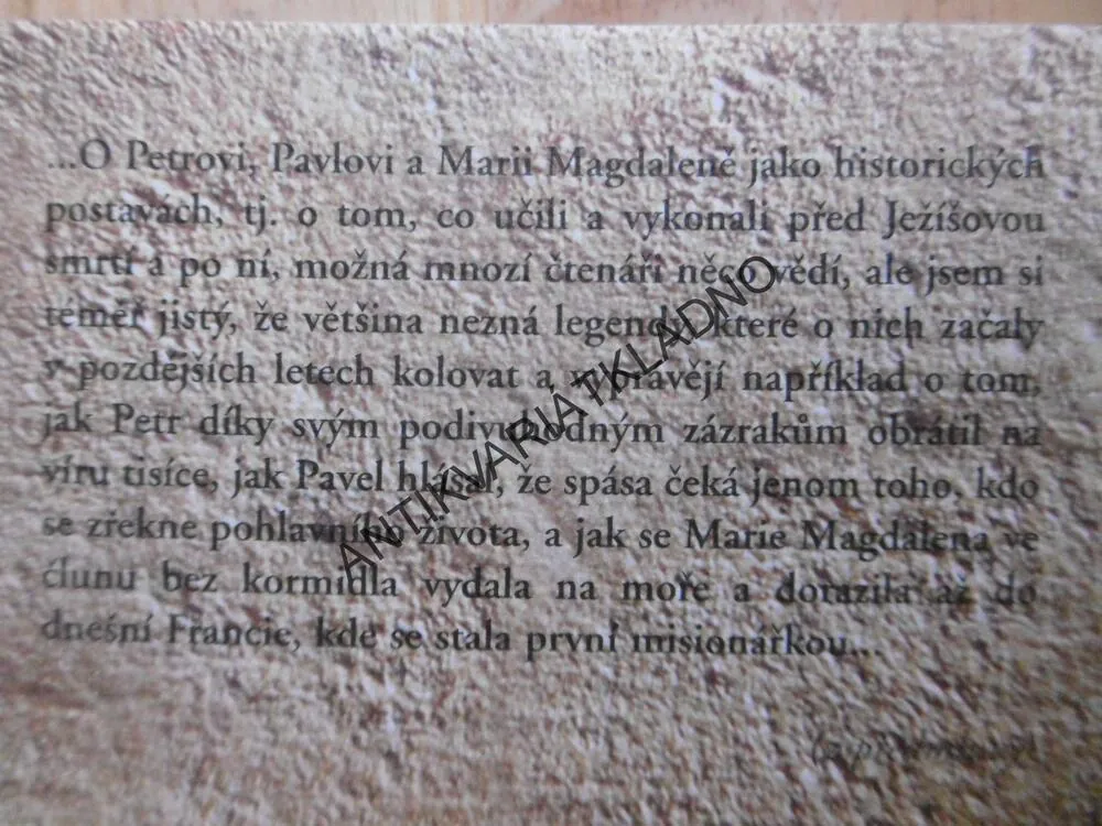 PETR, PAVEL A MARIE MAGDALENA, BART D. EHRMAN, **an