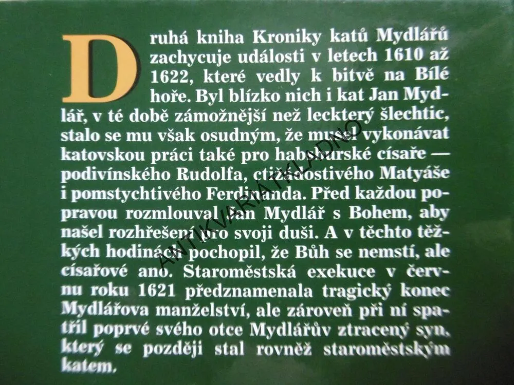 KRONIKA KATŮ MYDLÁŘŮ, KAREL ŠTORKÁN,