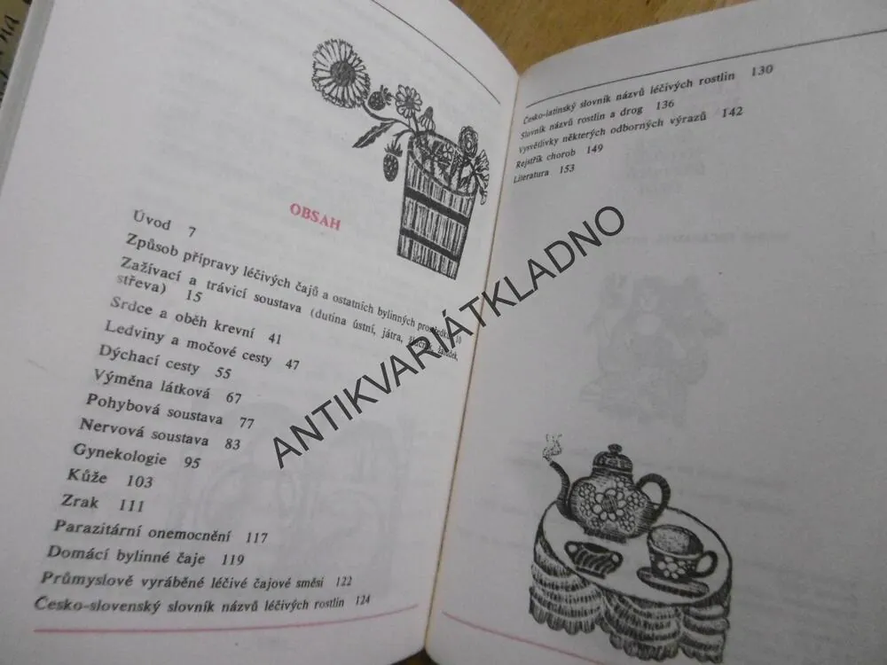 LÉČIVÉ ROSTLINY III, LIDOVÝ RECEPTÁŘ LÉČIVÝCH ČAJŮ, **an