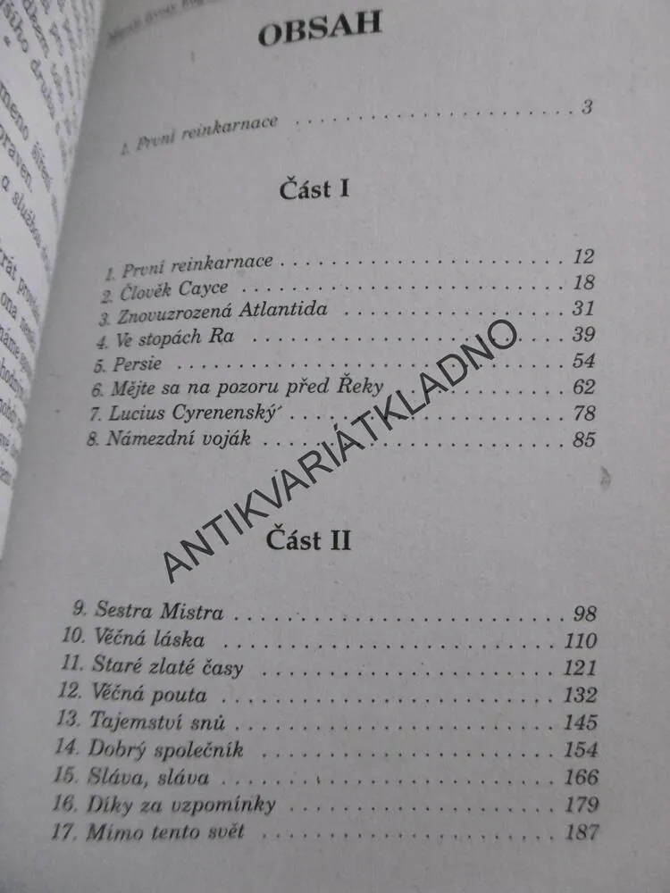 MINULÉ ŽIVOTY EDGARA CAYCEHO, STEARN JESS, **an