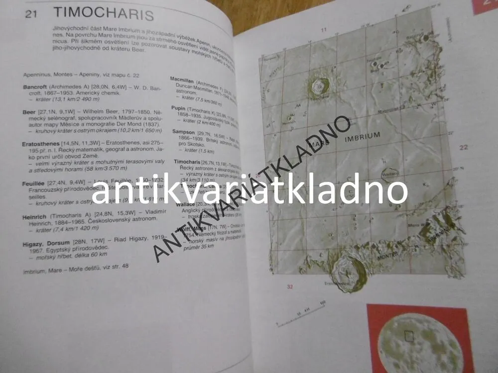 ATLAS MĚSÍCE, VESMÍR, A.RÜKL,