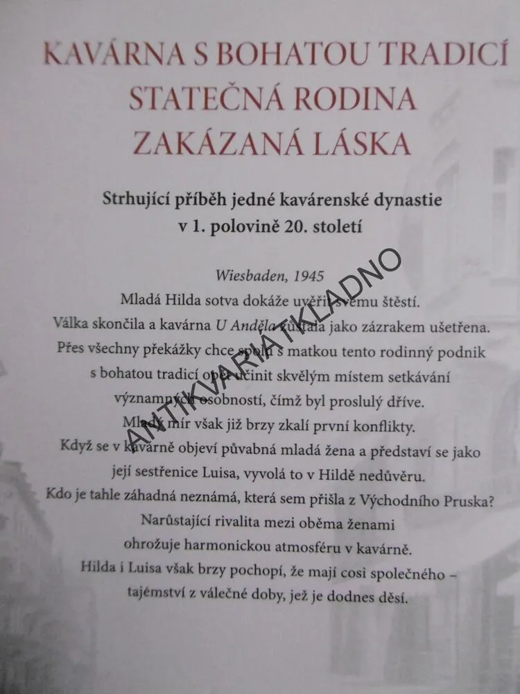 KAVÁRNA U ANDĚLA, NOVÁ DOBA, ANNE JACOBSOVÁ, **an