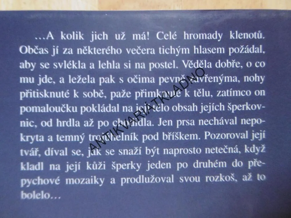 HŘÍCH, VÁŠEŇ A BRILIANTY, JUDITH KRANTZOVÁ, **an