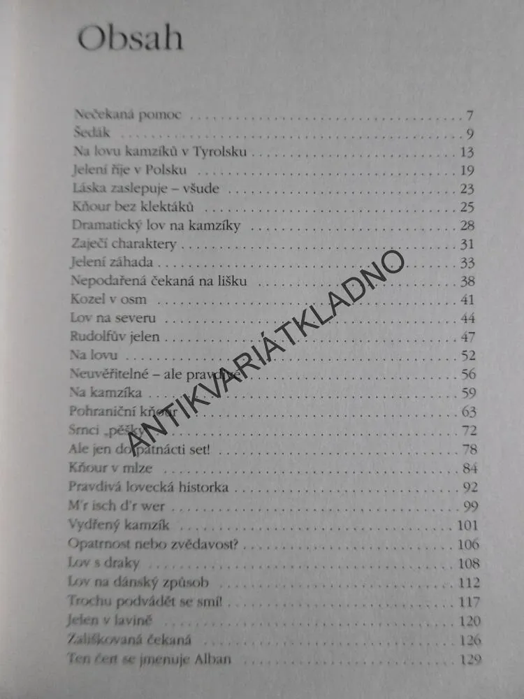 VE STOPÁCH SVATÉHO HUBERTA A JINÉ LOVECKÉ PŘÍBĚHY, **an