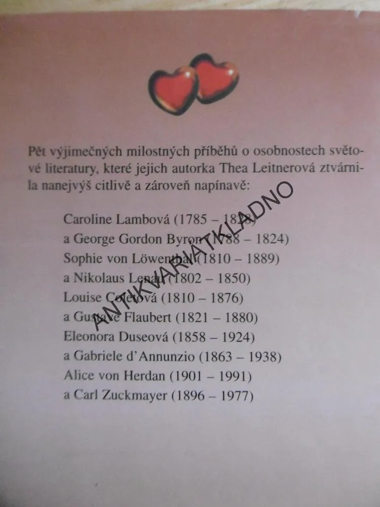 S MÝM SRDCEM NELZE SI JEN HRÁT, THEA LEITNER, **an