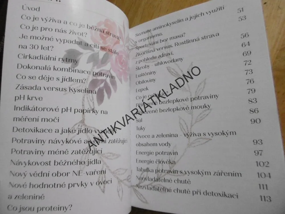 VÝŽIVA - PROČ JE PRO NÁS DŮLEŽITÁ, **an