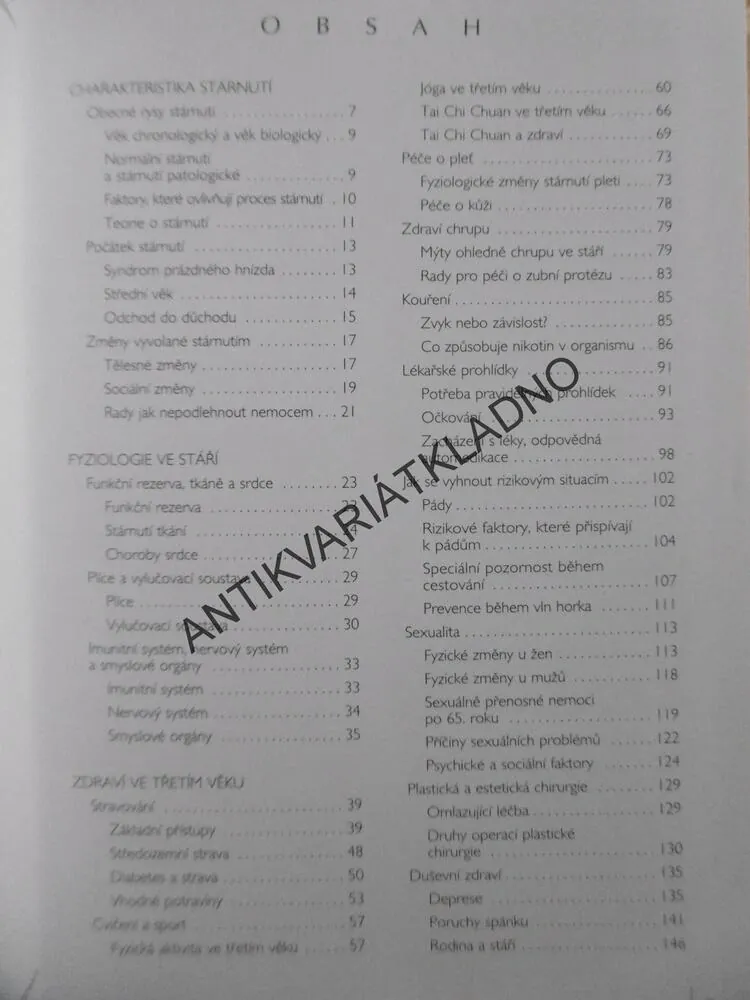 RODINNÁ ENCYKLOPEDIE ZDRAVÍ - TŘETÍ VĚK, **an