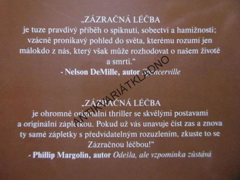 ZÁZRAČNÁ LÉČBA, HARRY STEIN, **an