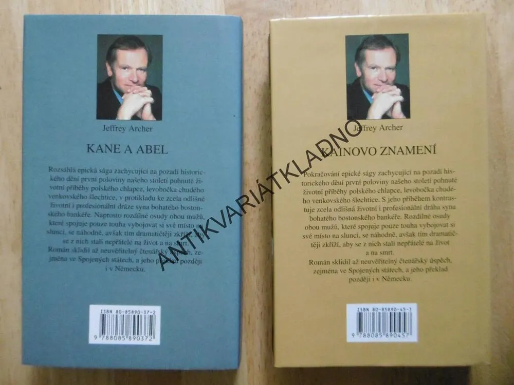 KANE A ABEL, KAINOVO ZNAMENÍ, JEFFREY ARCHER, **an