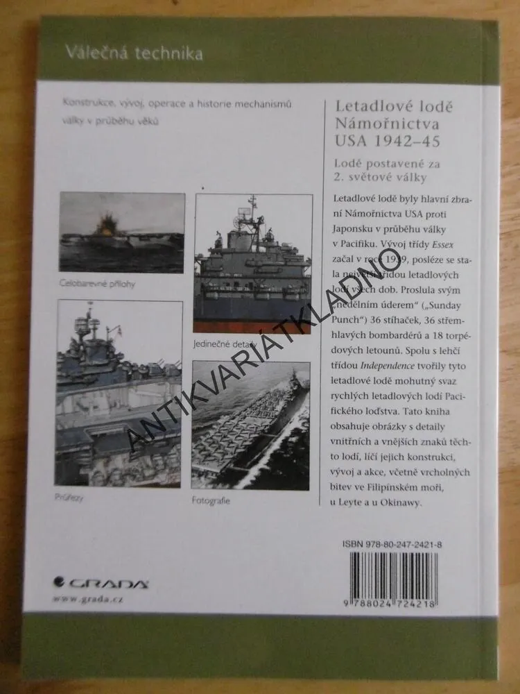 LETADLOVÉ LODĚ NÁMOŘNICTVA USA 1942-45, **an